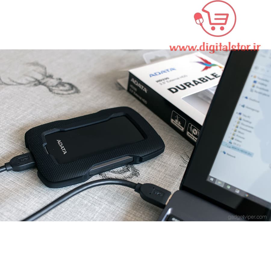 هارد اکسترنال ADATA HD330 ظرفیت ۱ ترابایت USB3 مقاوم با بدنه ضد شوک