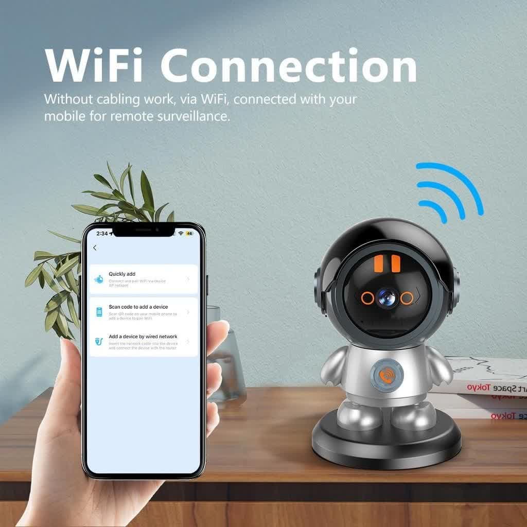 ربات هوشمند با دوربین 3 مگاپیکسلی HD _ امنیت خانگی — تصویر ۲
