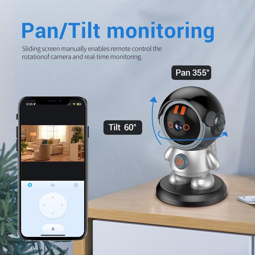 ربات هوشمند با دوربین 3 مگاپیکسلی HD _ امنیت خانگی — تصویر ۴