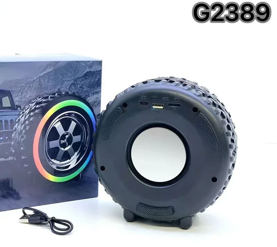 اسپیکر بلوتوث طرح لاستیک مدل G2389 — تصویر ۲