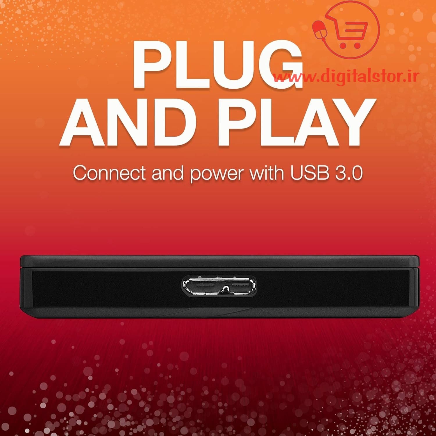 هارد اکسترنال سیگیت Backup Plus ظرفیت ۵۰۰ گیگابایت USB 3 قابل حمل Slim — تصویر ۵