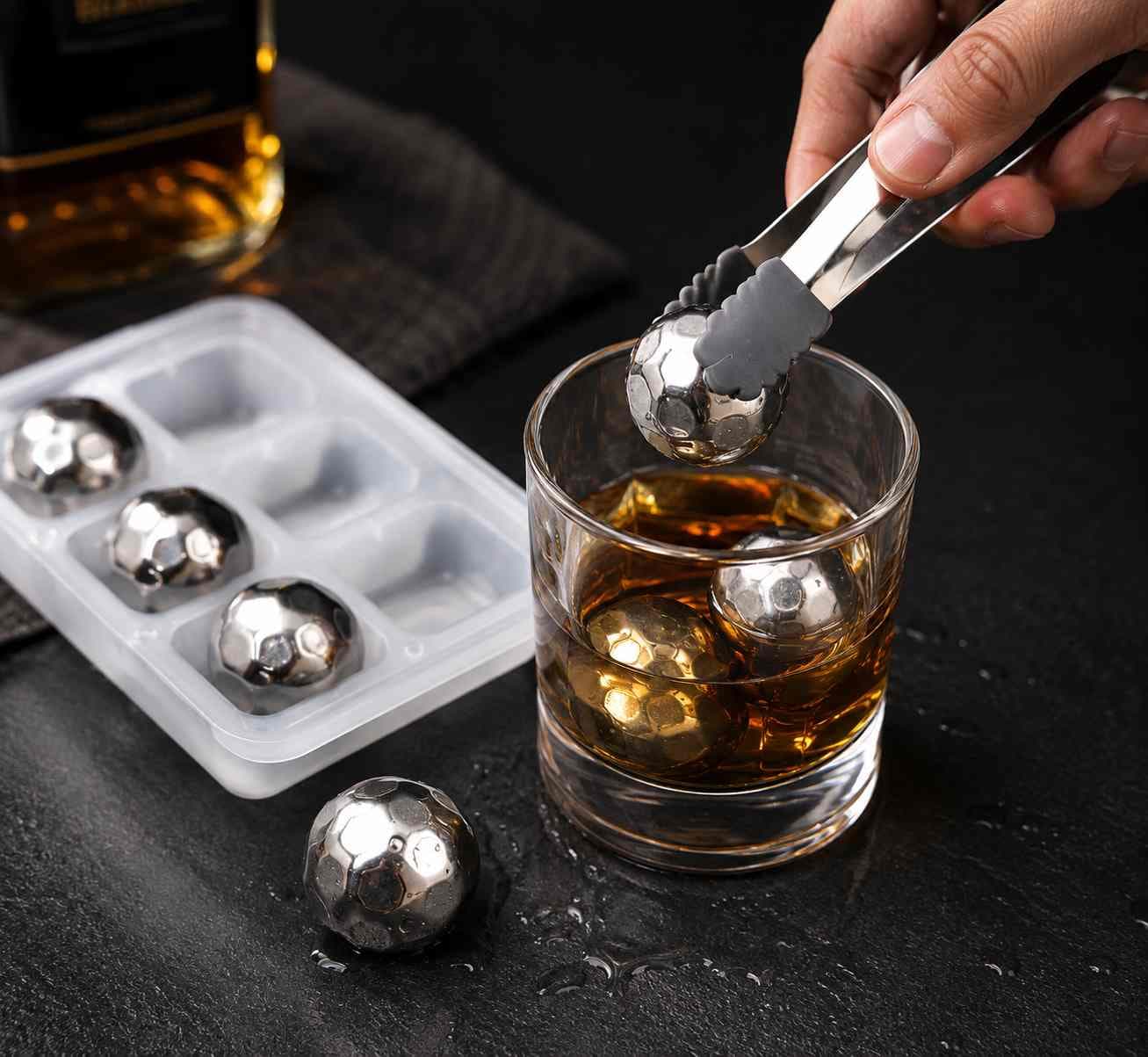 ست یخ فلزی لوکس ۶ عددی Mr Flask — تصویر ۵