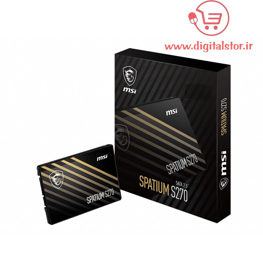 حافظه SSD MSI SPATIUM S270 120GB ظرفیت ۱۲۰ گیگابایت SATA III — تصویر ۲