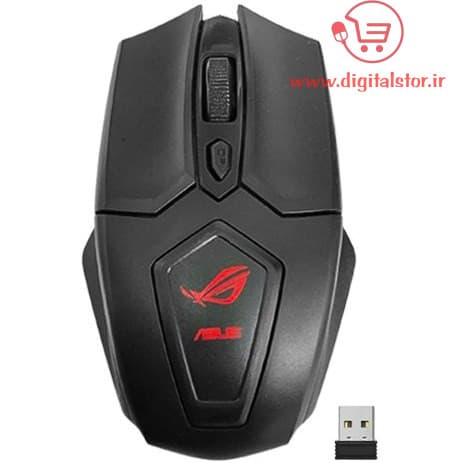 ماوس بی‌سیم گیمینگ ایسوس 8404W دانگل USB ارگونومیک