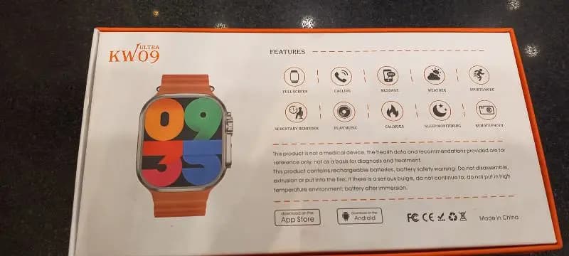 ساعت مچی هوشمند KW 09 Ultra — تصویر ۲