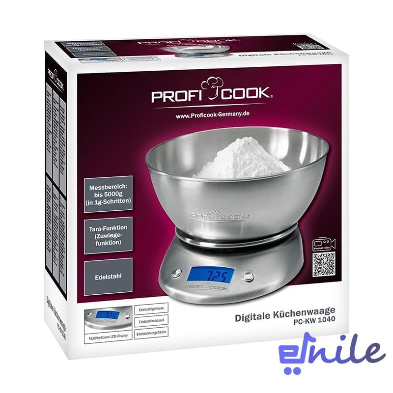 ترازو آشپزخانه دیجیتال پروفی کوک مدل PC-KW 1040 — تصویر ۳