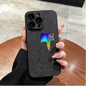 قاب گوشی آیفون 13Pro مدل خرس شابلونی — تصویر ۲