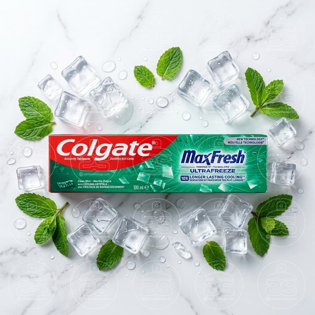 خمیر دندان کلگیت سری Max Fresh مدل Clean Mint حجم 100 میل