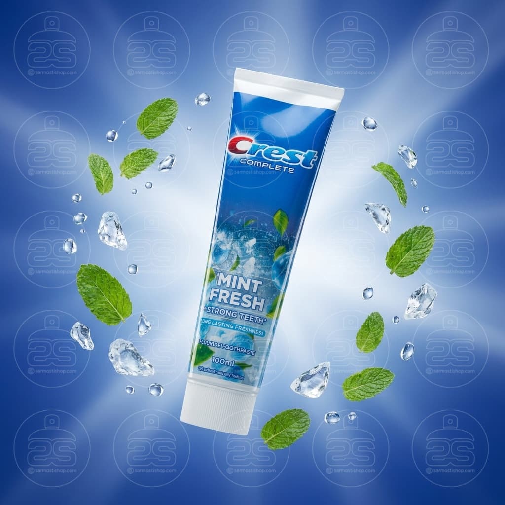 خمیر دندان کرست با عصاره نعنا تازه مدل Mint Fresh حجم 100 میل — تصویر ۲