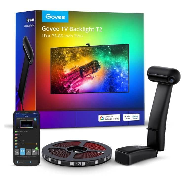 لامپ هوشمند GoVee DreamView T2 مخصوص تلویزیون – 3.6 متر — تصویر ۲