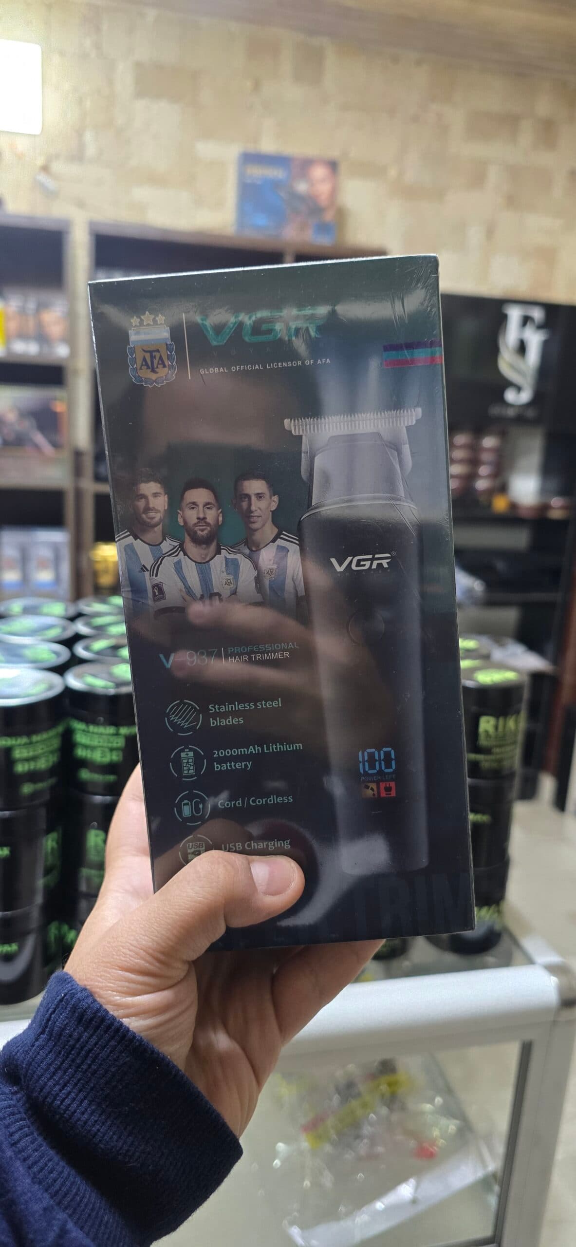 ماشین اصلاح موی سر و صورت وی جی ار مدل 937 vgr — تصویر ۸