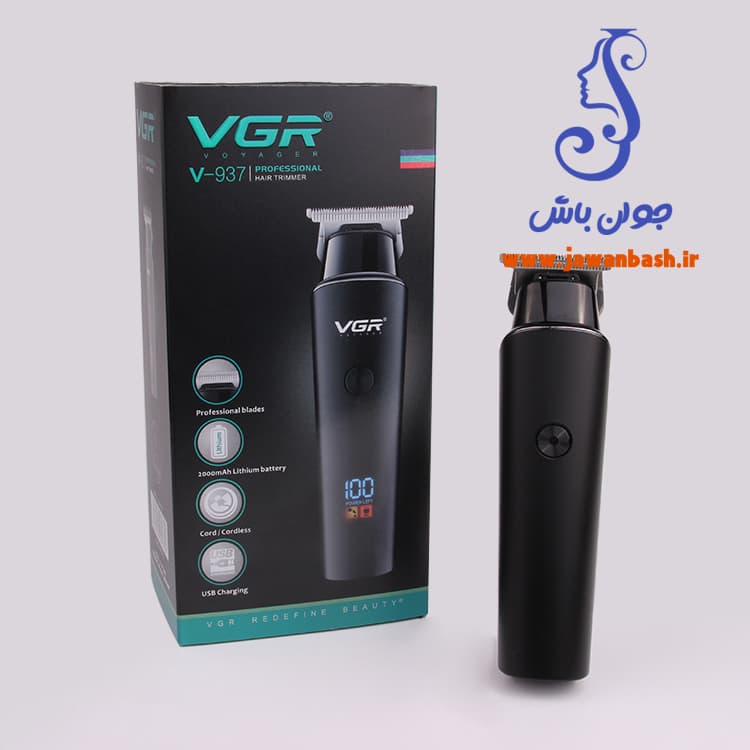 ماشین اصلاح موی سر و صورت وی جی ار مدل 937 vgr — تصویر ۳