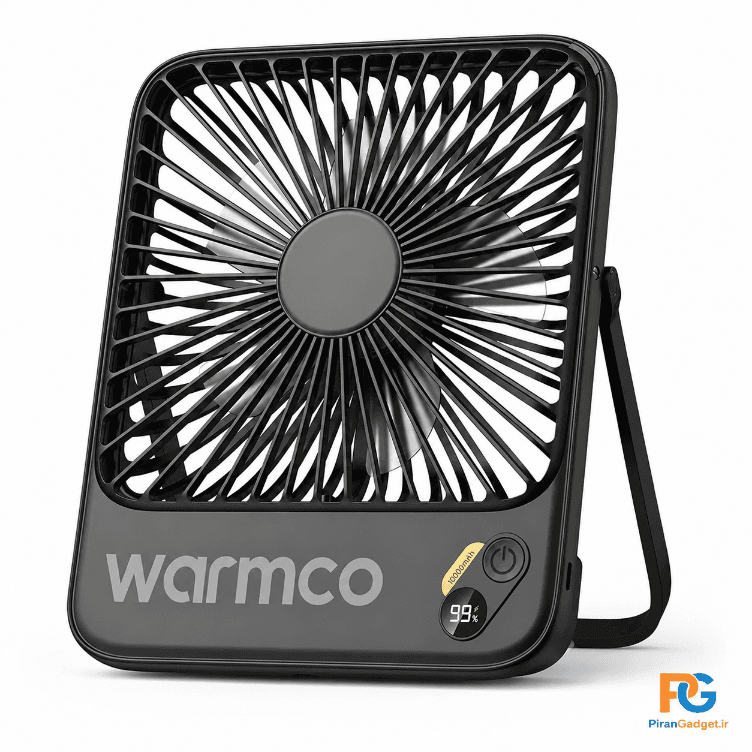 پنکه رومیزی شارژی Warmco D3