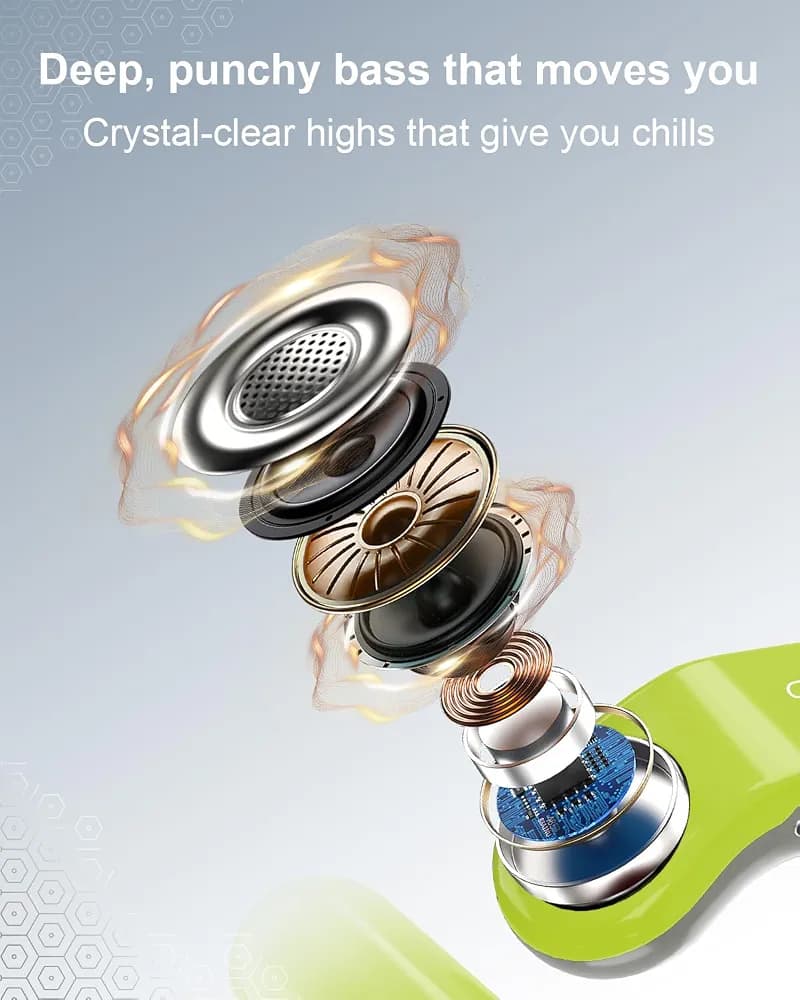 هندزفری بی‌سیم ورزشی اوپن ایر OJW — تصویر ۵
