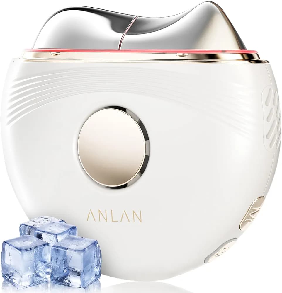 ماساژور صورت برقی ANLAN مدل EMS Gua Sha Electric — تصویر ۲