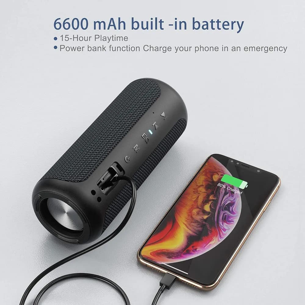 اسپیکر بلوتوثی اورتیزان مدل Ortizan X20 — تصویر ۵
