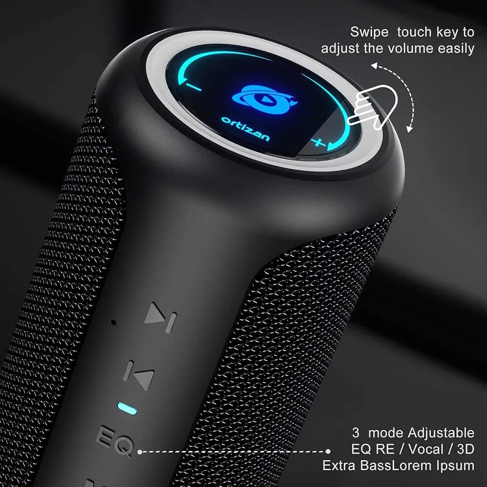 اسپیکر بلوتوثی اورتیزان مدل Ortizan X20 — تصویر ۳
