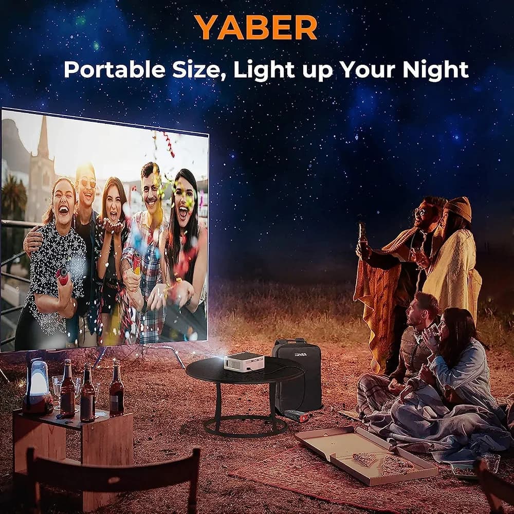 ویدئو پروژکتور یابر مدل Yaber V6 Full HD — تصویر ۸