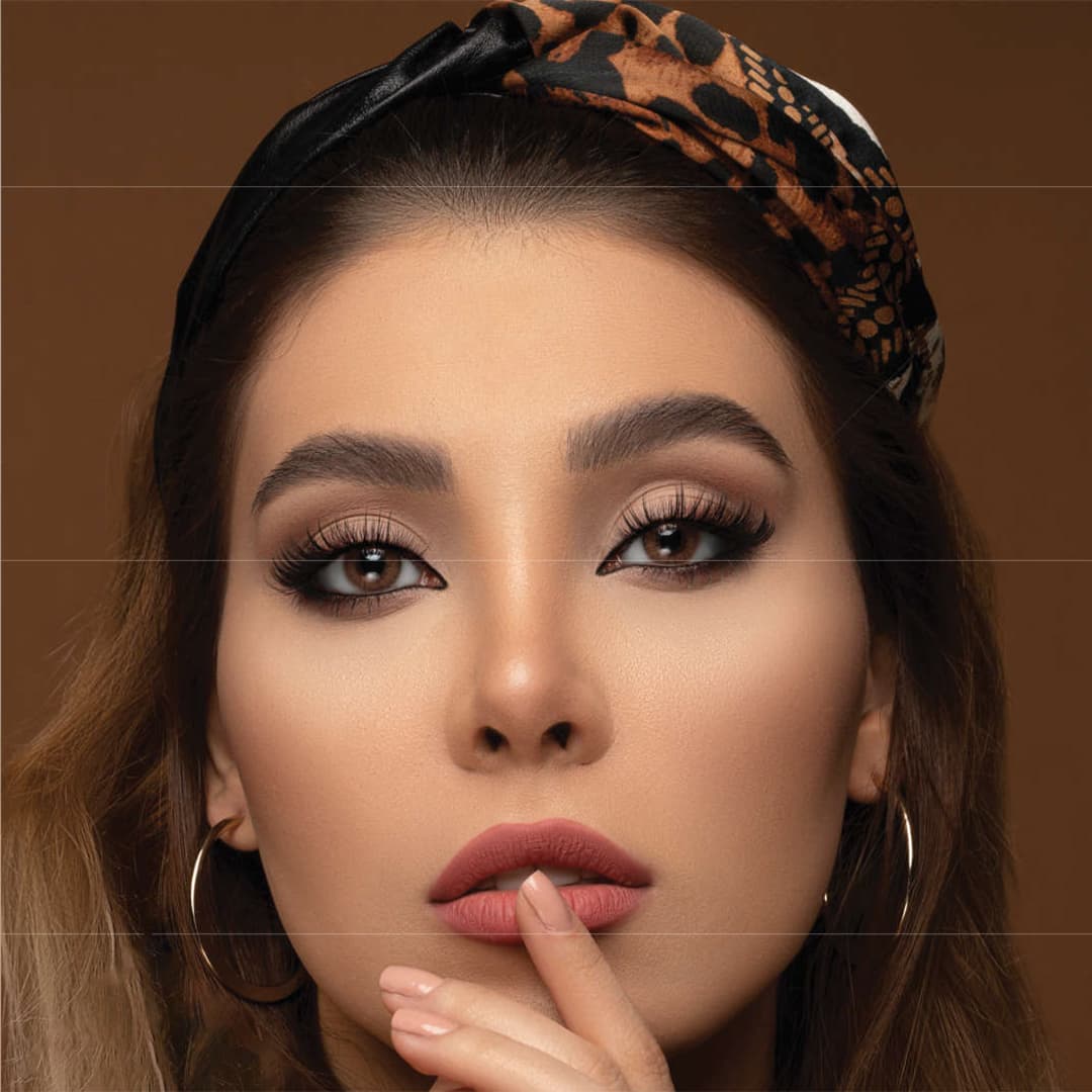 لنز طبی رنگی فصلی کریستال کالر Crystal color — تصویر ۴