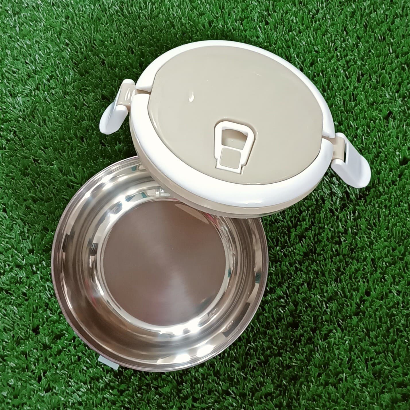 ظرف غذا داخل استیل دسته دار Lunch Box — تصویر ۳