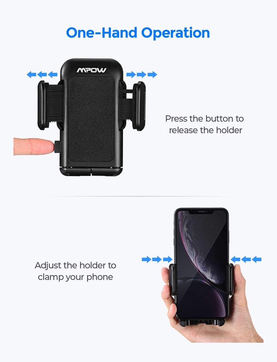هولدر موبایل خودرو ام‌پاو مدل Grip Flex Windshield Car Mount — تصویر ۵
