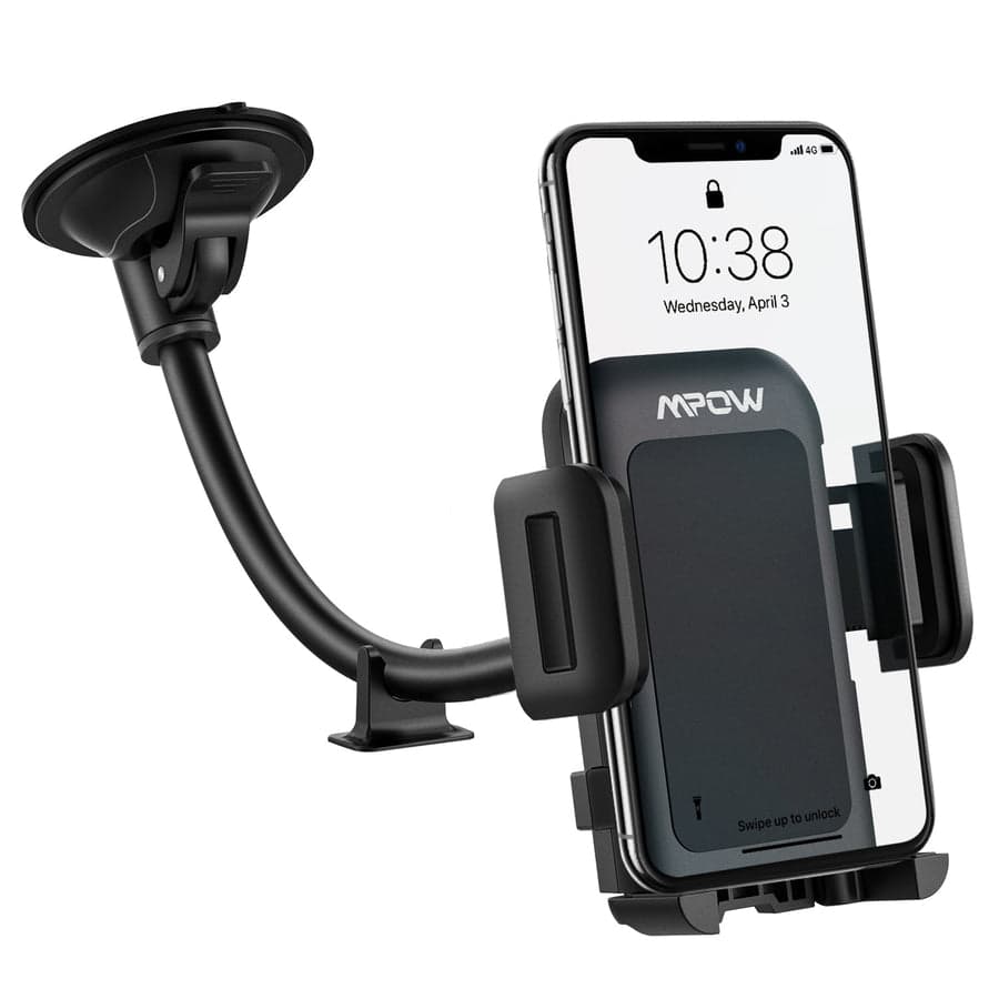 هولدر موبایل خودرو ام‌پاو مدل Grip Flex Windshield Car Mount — تصویر ۲
