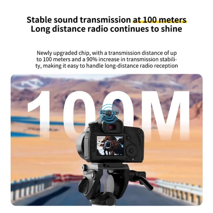 میکروفون یقه ای بی سیم زل ساند مدل V3Pro | همراه با کیس شارژ و قابلیت کاهش نویز — تصویر ۶