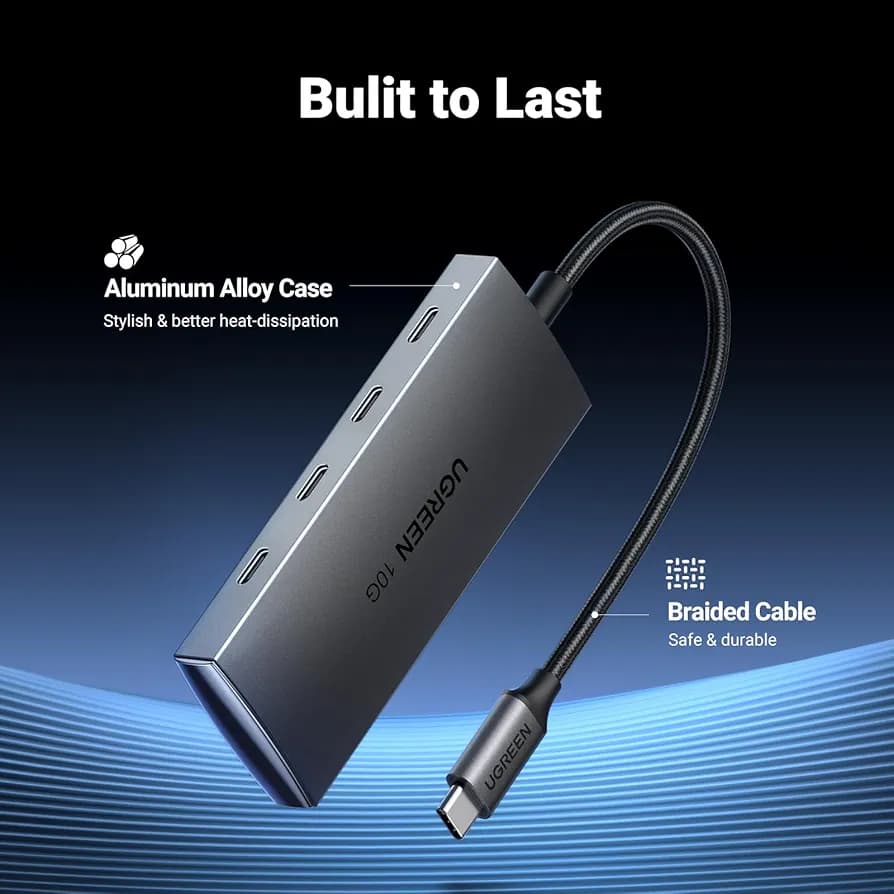 هاب ۴ پورت USB-C یوگرین مدل CM480-30758 — تصویر ۷