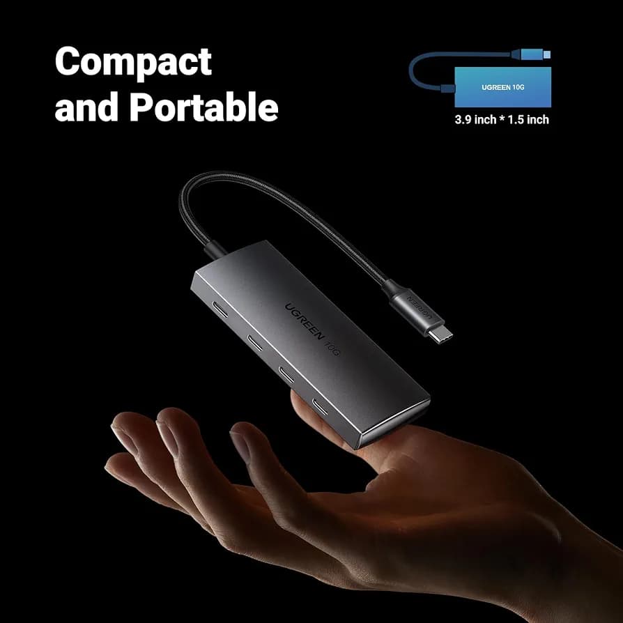 هاب ۴ پورت USB-C یوگرین مدل CM480-30758 — تصویر ۸
