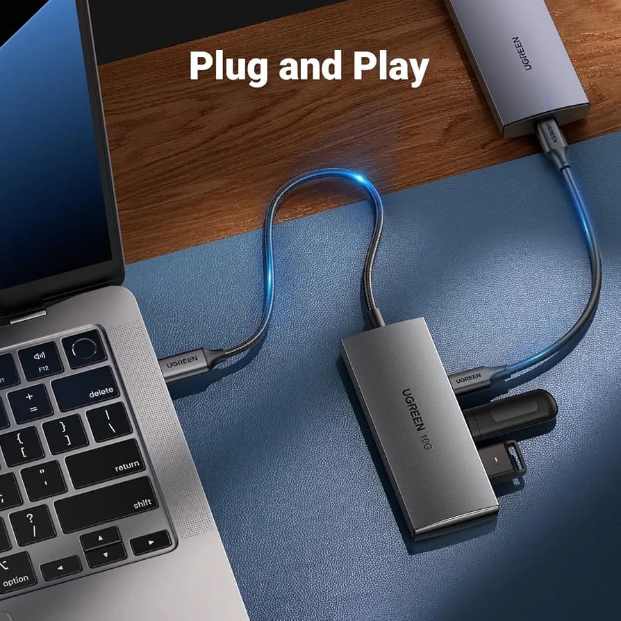 هاب ۴ پورت USB-C یوگرین مدل CM480-30758 — تصویر ۵