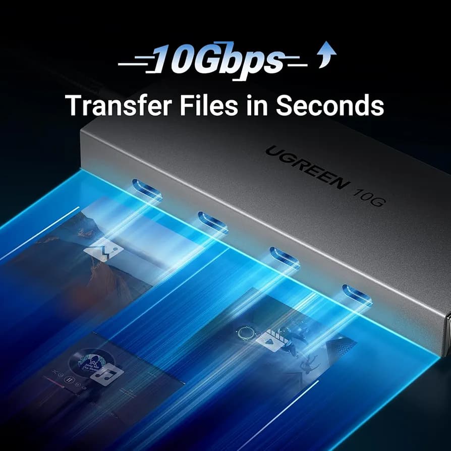 هاب ۴ پورت USB-C یوگرین مدل CM480-30758 — تصویر ۴
