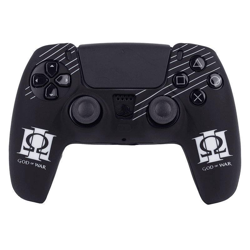 روکش دسته بازی PS5 طرح God Of War Logo زمینه مشکی کد 2