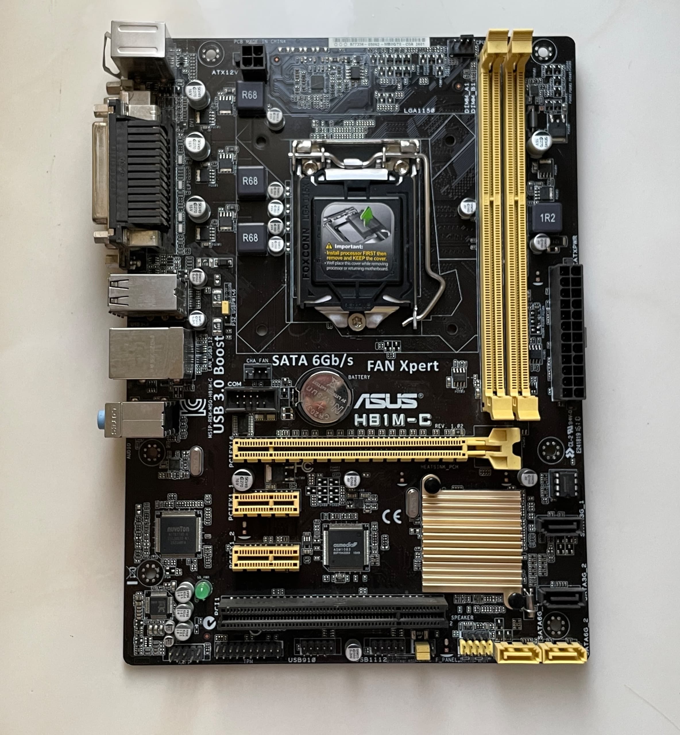 مادربرد H81 سوکت 1150 GIGABYTE & ASUS — تصویر ۳
