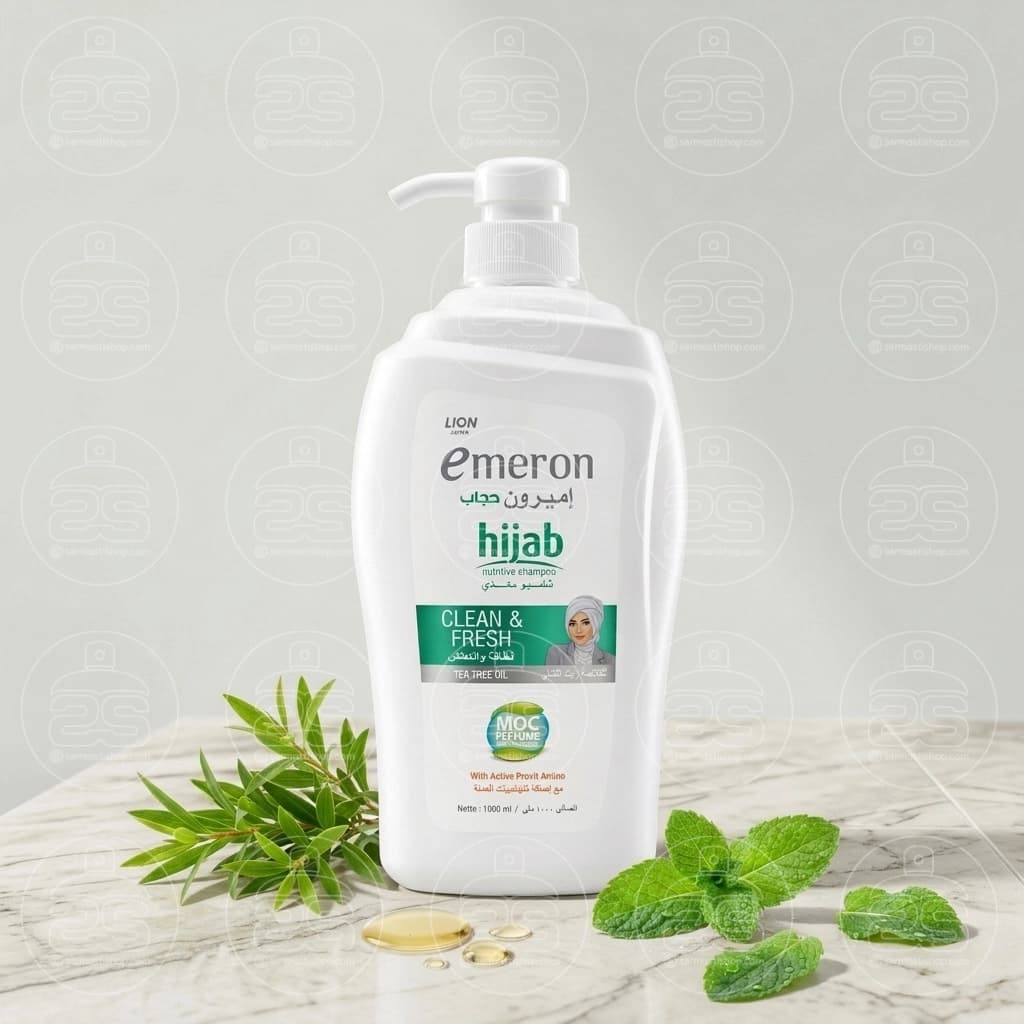 شامپو امرون مدل Hijab Clean & Fresh حجم 1000 میل