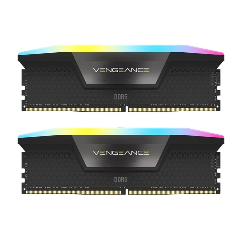 رم دسکتاپ DDR5 کورسیرcl36 6200MHz مدل Corsair VENGEANCE RGB ظرفیت 2×16 گیگابایت