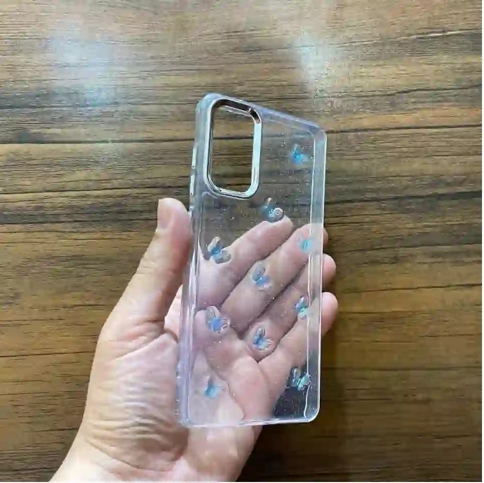 قاب گوشی سامسونگ S20 FE مدل پروانه برجسته شاین — تصویر ۳