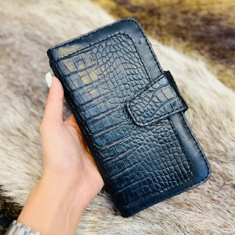 کیف پول دستی اسپرت چرم گاوی طبیعی کد 25 — تصویر ۲