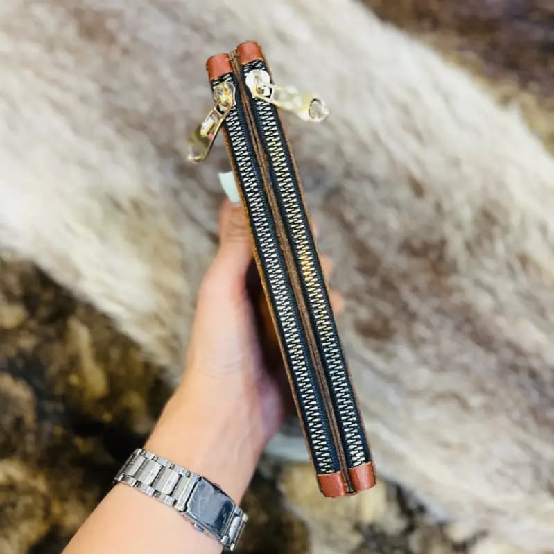 کیف پول چرم طبیعی گاوی کد 14 — تصویر ۳
