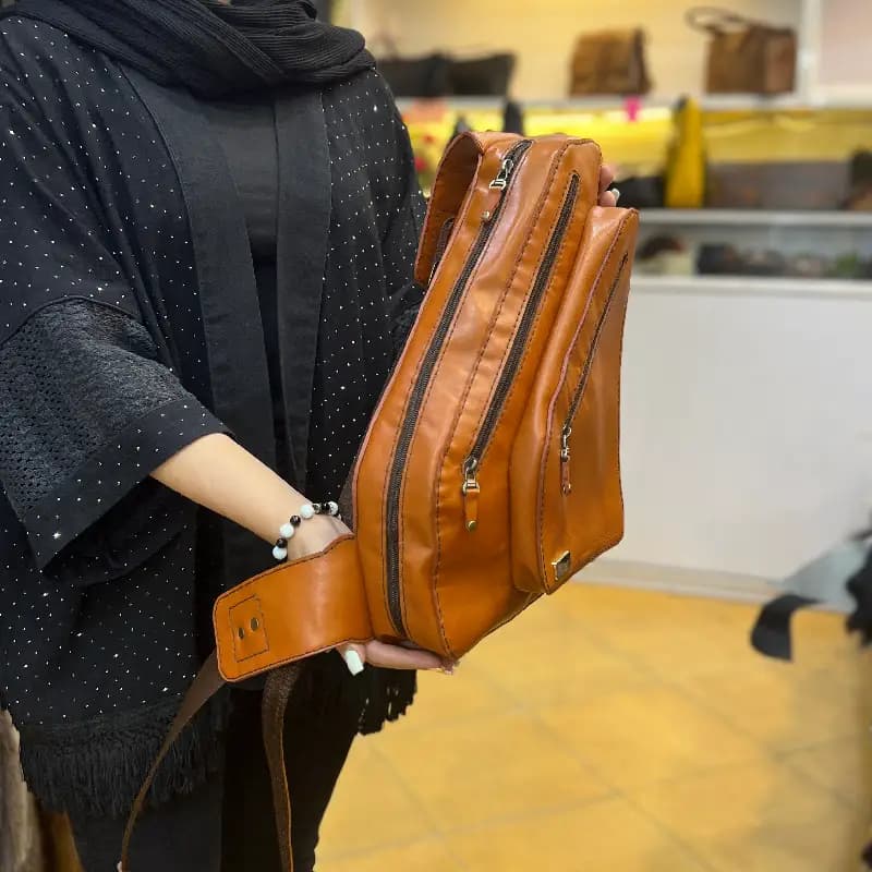 کیف کولی یک طرفه چرم کد 67 — تصویر ۳
