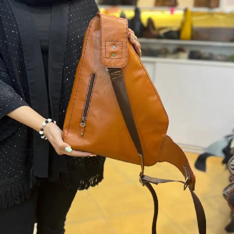 کیف کولی یک طرفه چرم کد 67 — تصویر ۴