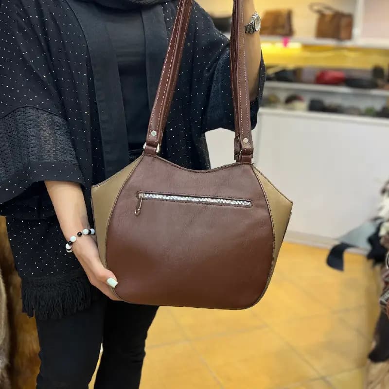 کیف دوشی چرم کد 61 — تصویر ۲