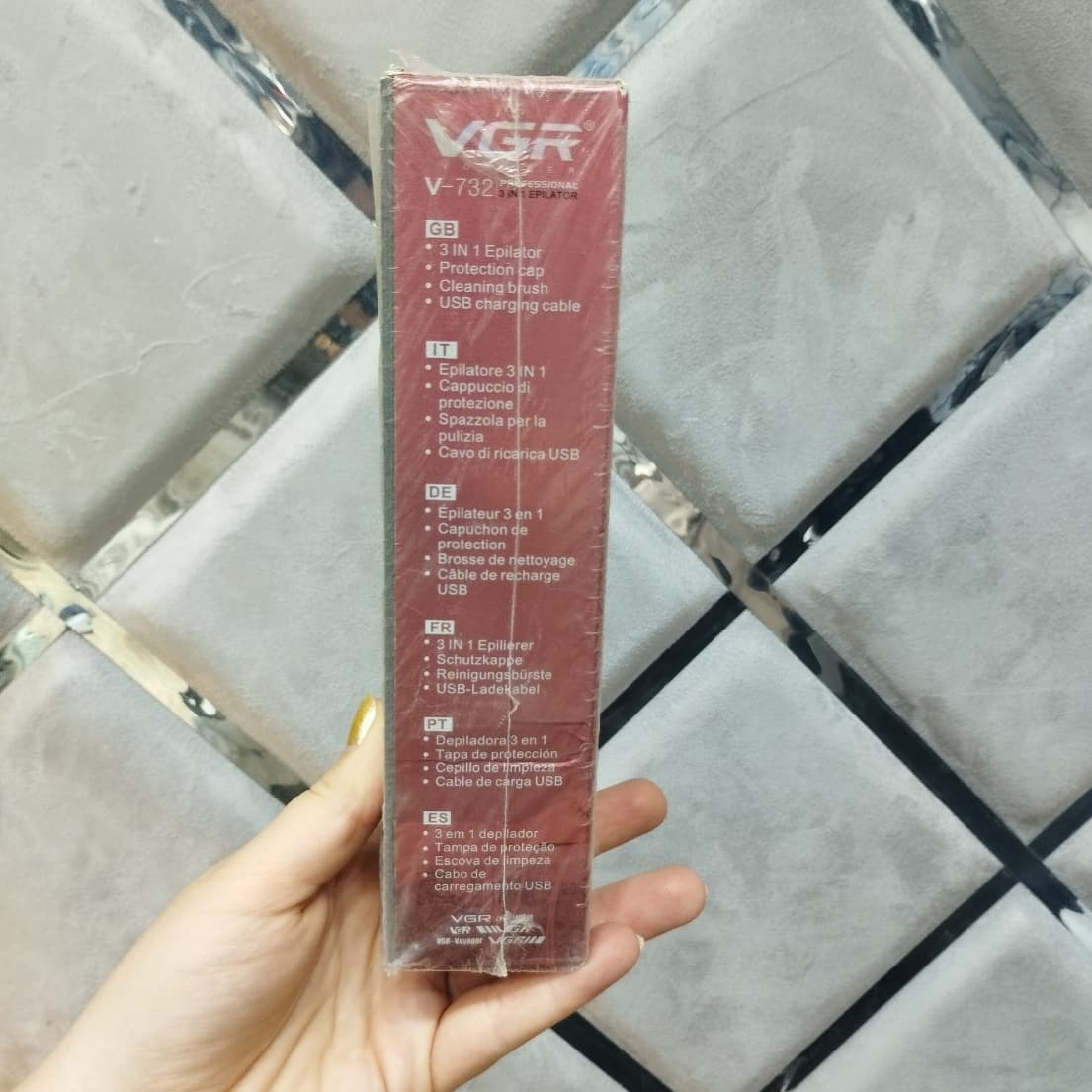 اپیلاتور ۳ کاره زنانه وی جی آر (مدل VGR V-732) — تصویر ۳