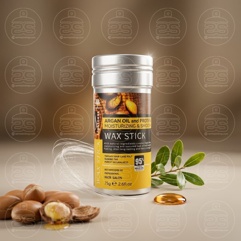 وزگیر مو استیکی آرگان حجم 75 گرم — تصویر ۵