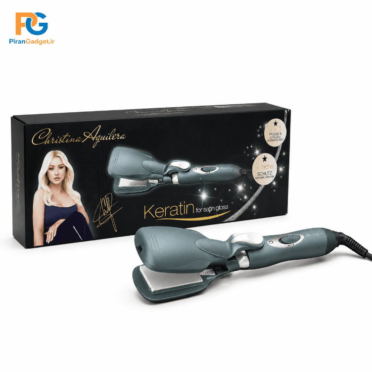 استایلر چندکاره کریستینا آگیلرا مدل Keratin for satin gloss (استوک)