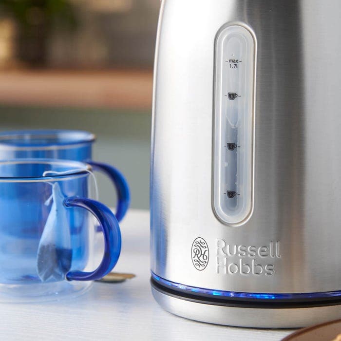 کتری برقی راسل هابز Russell Hobbs مدل Quiet Boil (بدنه استیل مات) — تصویر ۵