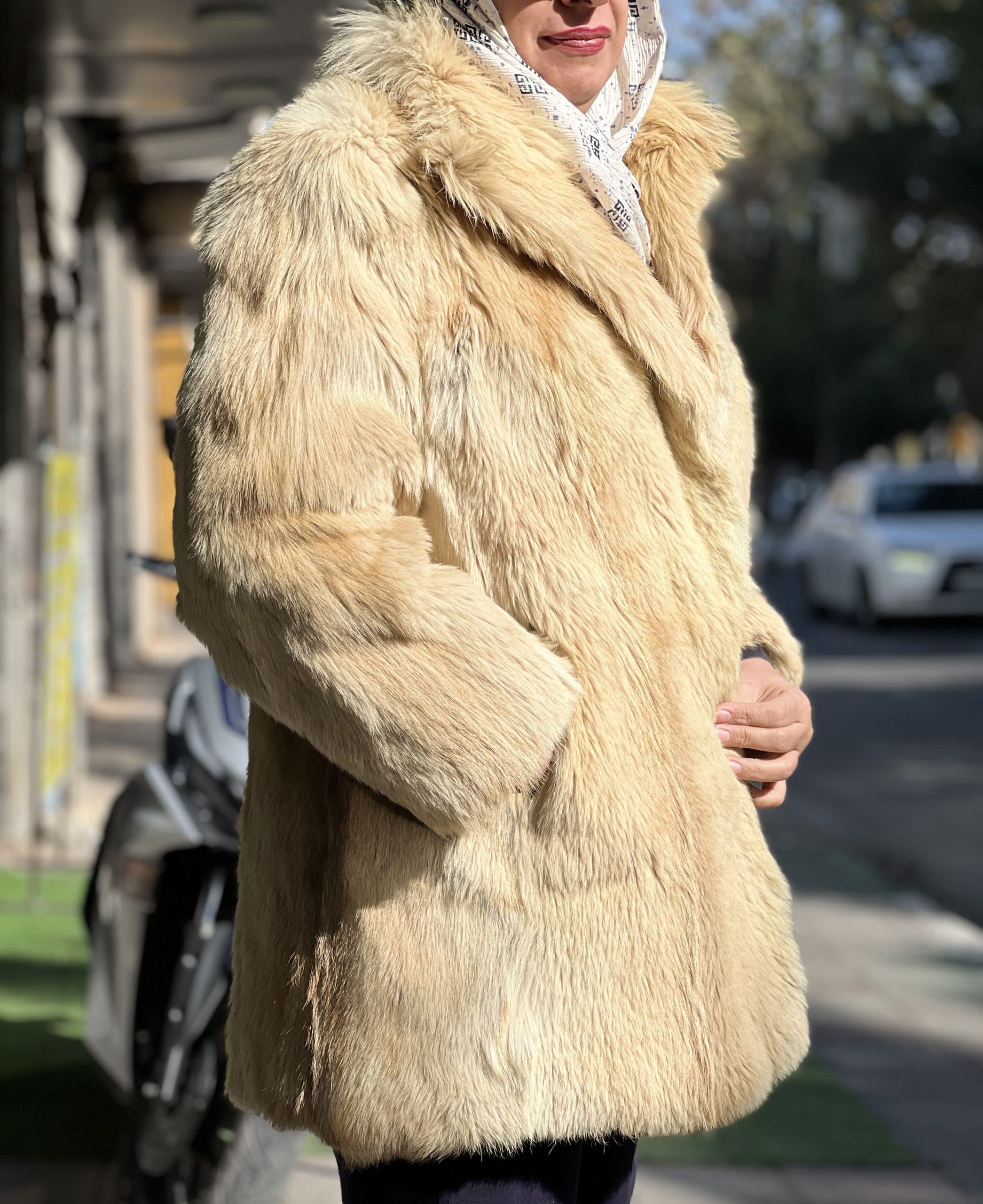 پالتو پوست طبیعی گرگ کد 7 — تصویر ۲
