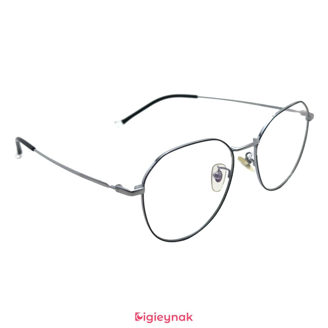 عینک طبی مشکی نقره ای آی پی تیتانیوم 7608<br><span>IP Titanium 7608</span> — تصویر ۲