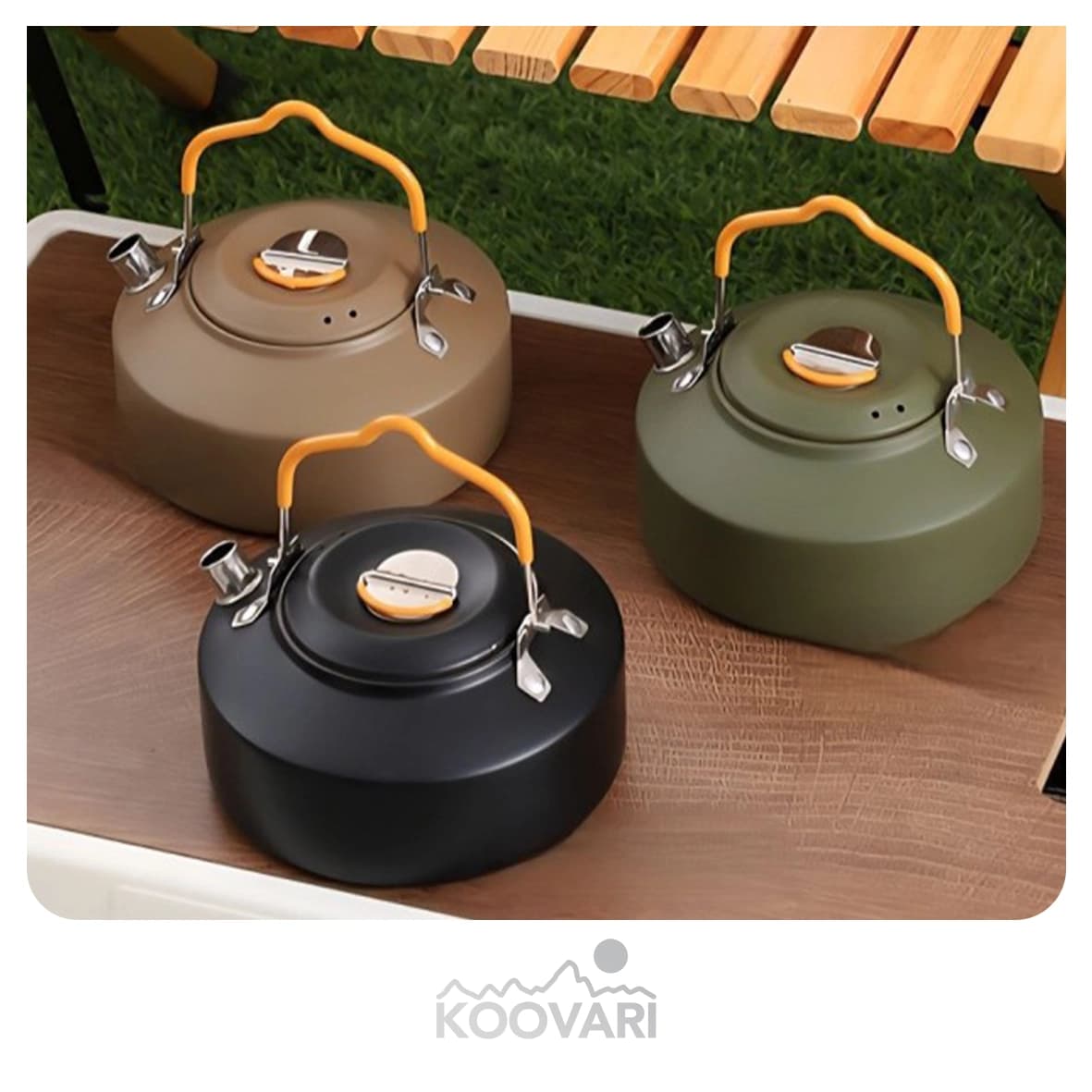 کتری استیل کمپینگ 1 لیتری K02