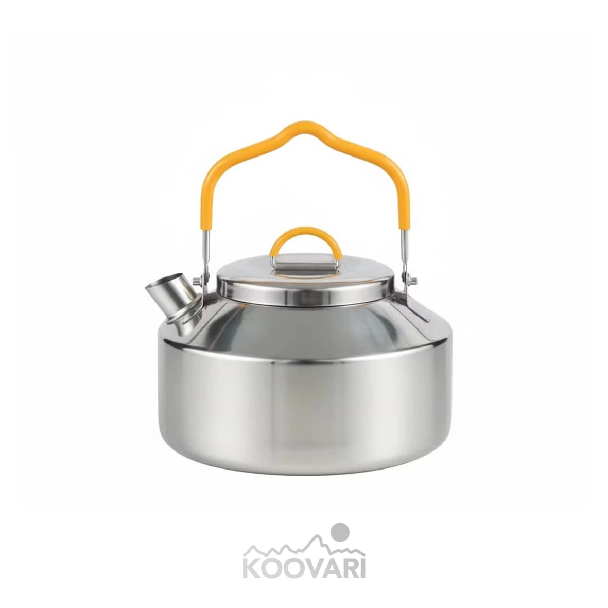 کتری کمپینگ استیل 1 لیتری K01 — تصویر ۲