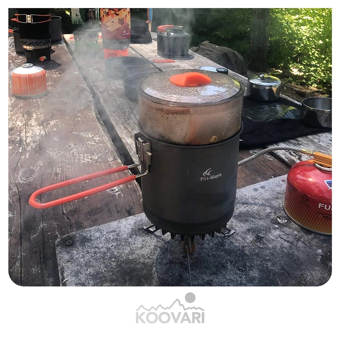 ست ظروف فایرمپل مدل ISLAND STEEAMKIT – Fire Maple Island Steamkit — تصویر ۸